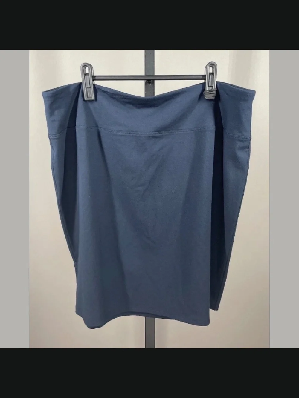 NEW J Jill Skirt Womens Large petite blue pencil straight preppy business casual